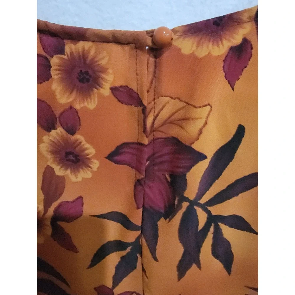 NWT VTG 90s California Concepts‎ Floral Border Print Midi Dress Plus 18 Boho Y2K